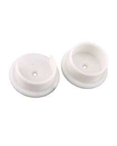 Knape &amp; Vogt Pro 1-3/8 in. L X 1-3/8 in. D Powder Coated Plastic Rod Socket