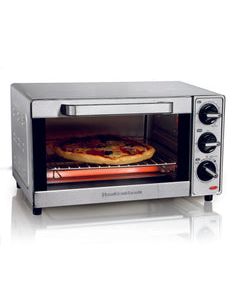 Hamilton Beach Stainless Steel Silver Toaster Oven 8.7 in. H X 11.5 in. W X 15 in. D