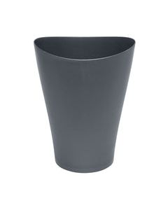 Rubbermaid Spa Works 2.25 gal Gray Plastic Vanity Wastebasket