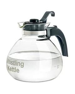 One-All Stovetop Whistling Kettle 12 Cup Glass