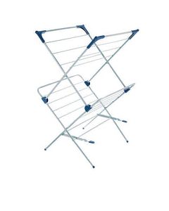 Polder 37.5 in. H X 23.5 in. W X 21.25 in. D Plastic/Steel Accordian Collapsible Clothes Drying Rack
