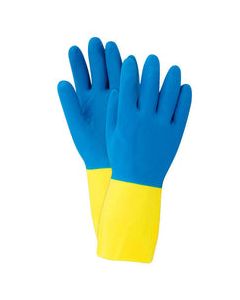 Soft Scrub Neoprene Cleaning Gloves M Blue 1 pair