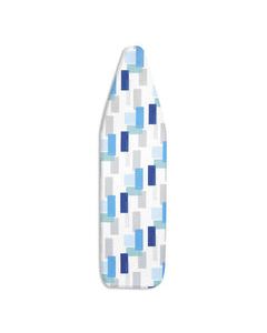 Whitmor 15 in. W X 54 in. L Cotton Blue/Gray Ironing Board Pad and Cover