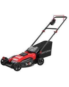 Craftsman V20 Max 20 in. 20 V Battery Lawn Mower Kit (Battery &amp; Charger)