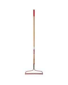 Ace 60 in. 16 Tine Steel Bow Rake Wood Handle