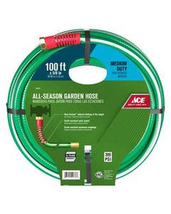 Ace 5/8 in. Dia. x 100 ft. L Medium-Duty Green Hose