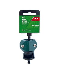 Ace 5/8 &amp; 3/4 in. Nylon/ABS Threaded Male Hose Mender Clamp