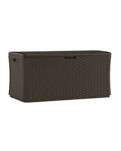 Suncast 55 in. W X 29 in. D Brown Plastic Deck Box 134 gal