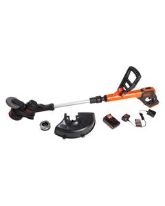 Black+Decker 12 in. 20 V Battery String Trimmer Kit (Battery &amp; Charger)