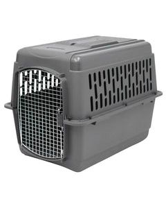 Aspen Pet Pet Porter Extra Large Plastic Pet Kennel Gray 30 in. H X 27 in. W X 40 in. D