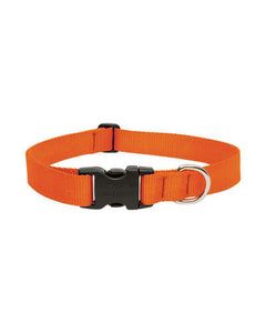 DOG COLLAR 16-28&quot;ADJ BLAZING ORANGE
