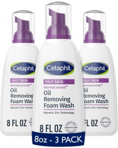 Cetaphil Pro Oil Removing Foaming Face Wash 3ct, 8oz
