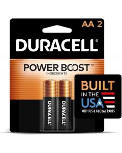 DURACELL Coppertop AA Batteries 2 Count, Bundle of 5