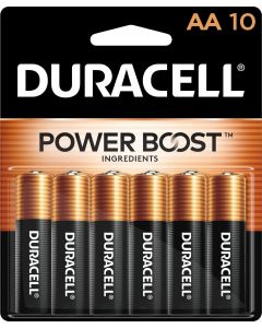 DURACELL Coppertop AA Batteries 10 Count, Bundle of 2