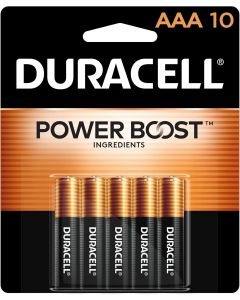 DURACELL Coppertop AAA Batteries 10 Count, Bundle of 3