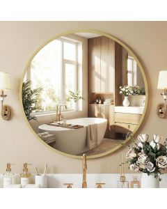 NEWBULIG 30 Inch Round Wall Mirror 30 Inch