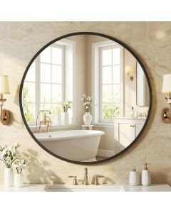 NEWBULIG 30 Inch Round Wall Mirror 30 Inch
