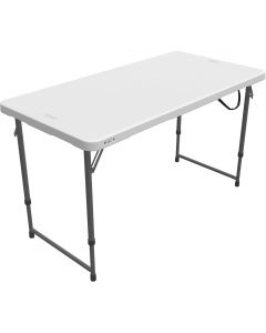LIFETIME Fold-in-Half Adjustable Folding Table