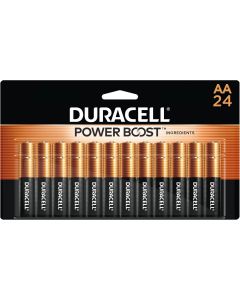 DURACELL Coppertop AA Batteries 24 Count, Bundle of 2