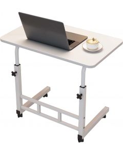 BouPower Adjustable Height Mobile Computer Desk Portable