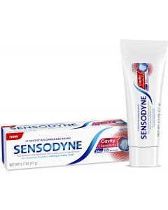 Sensodyne Cavity + Sensitivity Toothpaste 2.7 oz, Bundle of 5