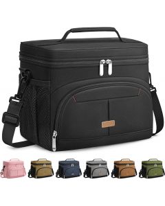 Pritent Lunch Box for Men Women Insulated Lunch Tote Cooler Bag, Bundle of 3