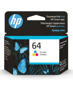 HP 64 Tri-Color Ink Cartridge