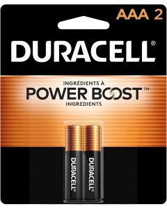 DURACELL Coppertop AAA Batteries with Power Boost Ingredients Pack of 1, 2 Count, Bundle of 6