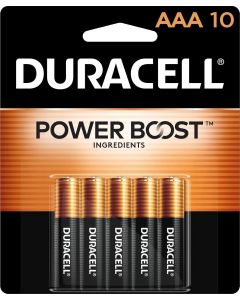 DURACELL Coppertop AAA Batteries 10 Count, Bundle of 2