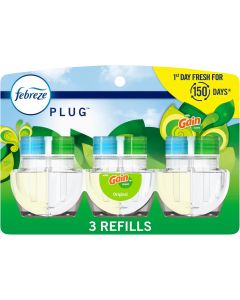 Febreze Plug-In Air Freshener 3 Count, 0.87oz, Bundle of 3