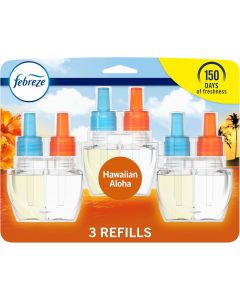 Febreze Plug in Air Freshener 3 Count, 0.87oz, Bundle of 3