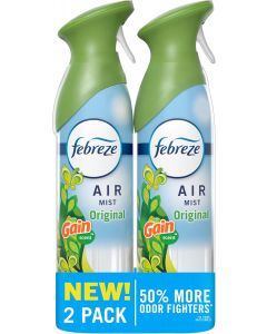 Febreze Air Mist Pack of 2, 8.1oz, Bundle of 4