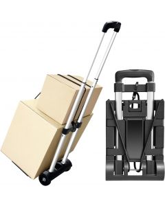 HUFATWINS Aluminum Folding Hand Trucks Aluminum Heavy Duty Portable