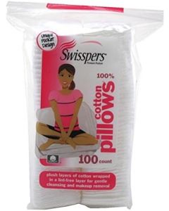 Swisspers Premium Squares Pillows 100 Count, Bundle of 3