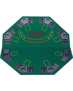 Fat Cat Folding Poker Table for 8 Players with Carrying