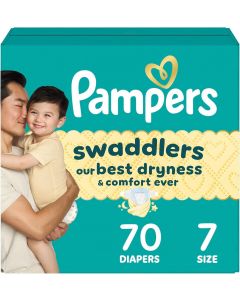 Pampers Swaddlers Baby Diapers 16 Count, Bundle of 3