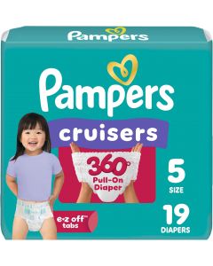 Pampers Diapers 19 Count, Bundle of 3