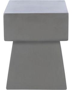 SAFAVIEH Outdoor Collection Zen Mushroom Modern Dark Grey Concrete