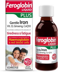 Feroglobin Vitabiotics Feroglobin 200ml Plus Liquid 200ml, Bundle of 2