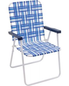 CAMP&amp;GO Rio Brands High-Back Folding Web Lawn Chair
