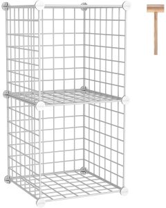 C&AHOME Wire Cube Storage Metal, Bundle of 2