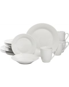 10 Strawberry Street Simply Round 16 Piece Dinnerware Set 16 Piece