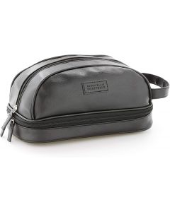 Perry Ellis Men&#039;s ZIP-TOP PEBBLE TRAVE KIT Accessory, Bundle of 2