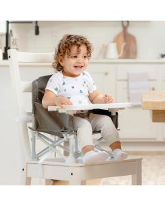 Regalo My Chair Portable Baby Booster Seat with Tray Foldable Portable, Bundle of 2