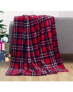 Elegant Comfort Valerian Elegant Comfort Velvet Touch Ultra Plush Christmas 60inch, 50 x 60inch, Bundle of 2