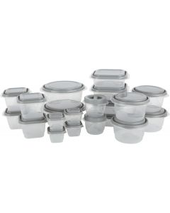 GoodCook EveryWare 40-Piece Food Storage Container Set Plastic 40-Piece, Bundle of 2
