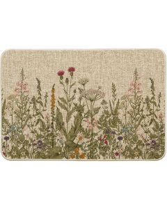 Artoid Mode Wildflower Floral Spring Doormat 24x35 Inch, Bundle of 2