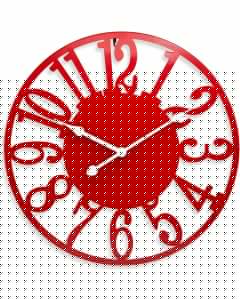 SUKYING 16 Inch Large Wall Clock Metal 16 Inch