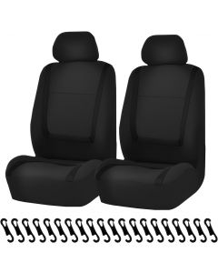 VKQTS 4PCS Car Seat Covers Front Seats Kit with, Bundle of 2