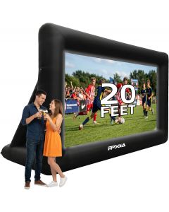PPXIA 20ft Inflatable Projector Screen Outdoor Movie Screen 20ft